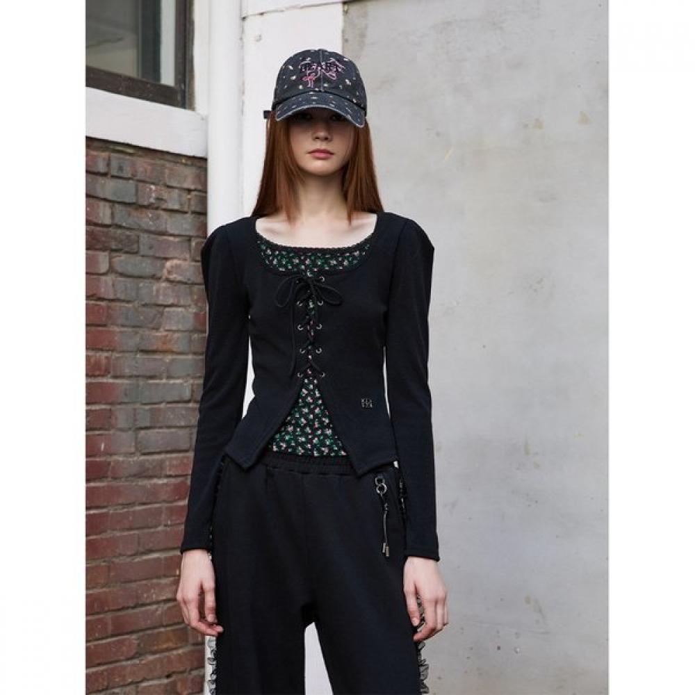 

EgoisT Color Block Lace Up T shirT er3oTl04 IV/66