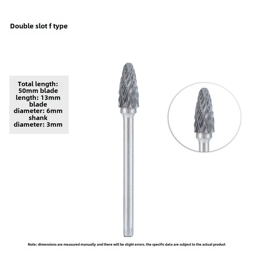 Rotationsfeile aus Hartmetall und Wolframstahl, Schleif- und Fräser für Holzgravuren