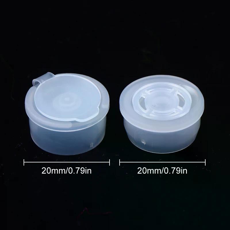 20Pcs 24-tooth Diameter Plastic Bottle Cap Replacement Flap Cover For Lotion/Toner Bottle Cosmetic Bottle Cap Accessories
