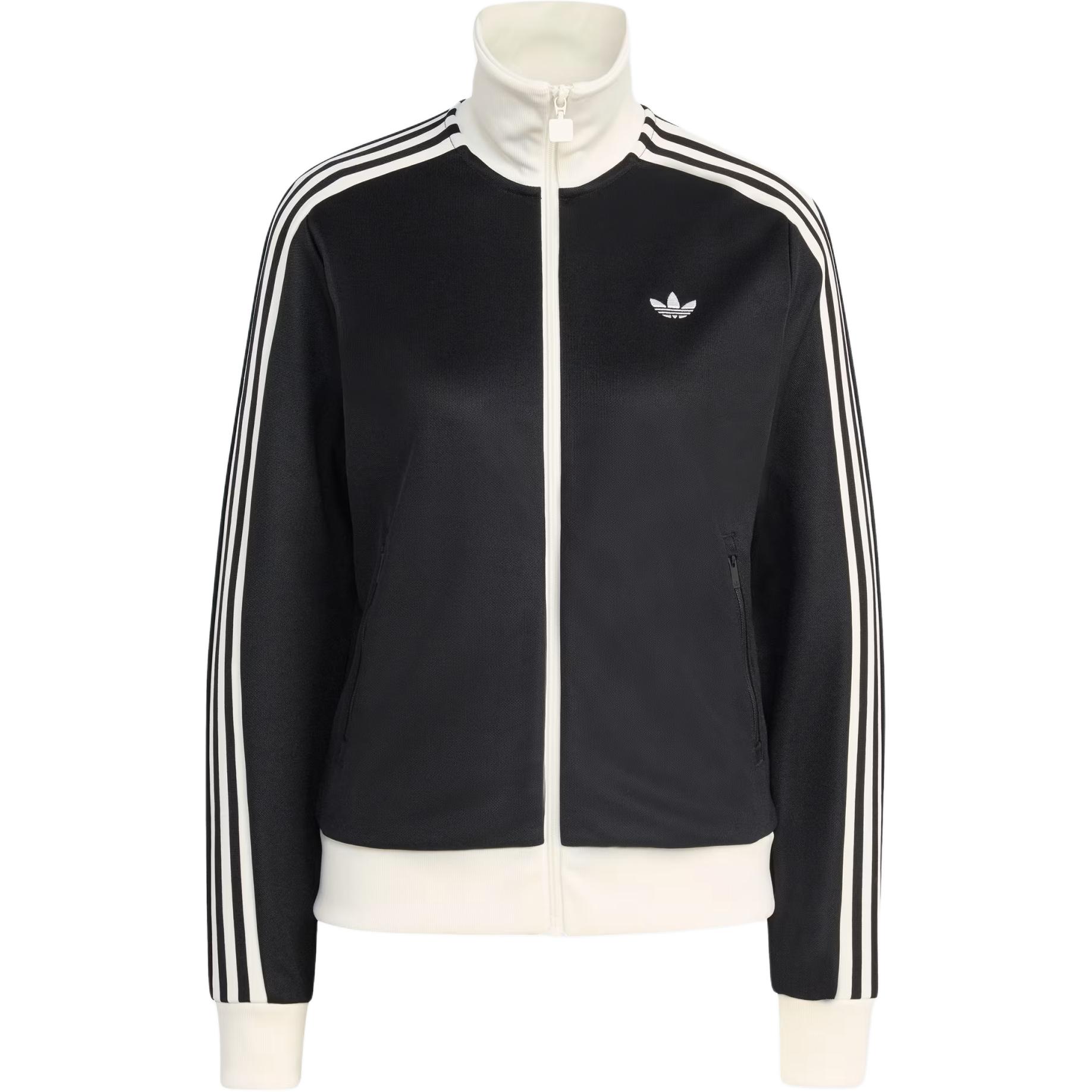 Adidas Originals Firebird Classic Full Zip Track Jacket Women Black White KD7969 XS