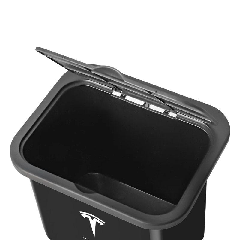 1Pcs Car Seat Back Hanging Trash Can Storage Case Rear Row Organizer For Tesla Model 3 S X Y Style Roadster Invader Coil Mod WYE K80