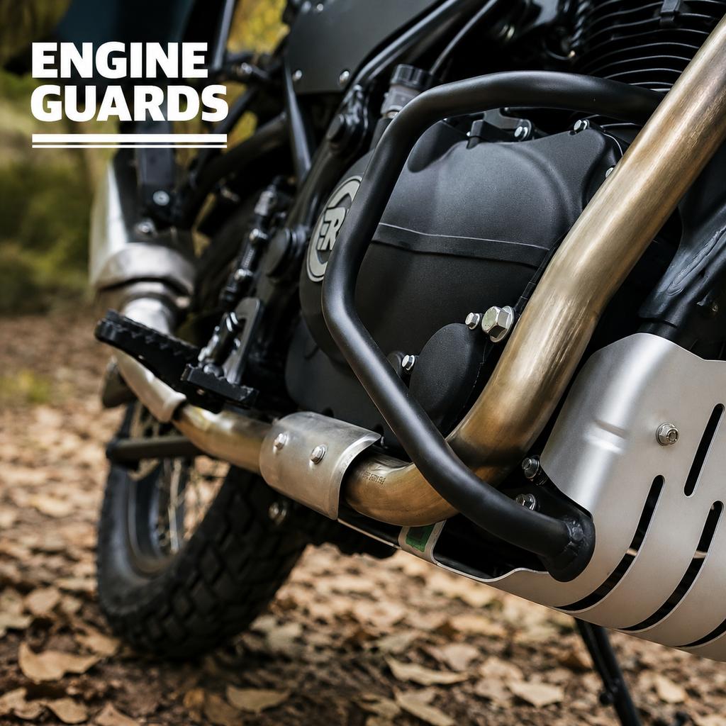 Royal Enfield Himalayan/Scram 411 "COMPACT ENGINE GUARD BLACK"