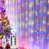 Xiaomi 3M LED Curtain String Lights Fairy Decoration USB Holiday Garland Lamp 8 Mode For Home Garden Christmas Party New Year Wedding