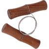 Wire Clay Cutter, 1 Piece 9.84ft Stainless Steel Cutting Wire Cheese Dough Cutting Pottery Tool with Wooden Handle for Clay Pottery Art Crafts Making