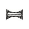Carbon Fiber Car Water Cup Holder Panel Center Trim Cover Decoration Sticker For Mercedes Benz GLA CLA A B Class Interior Parts