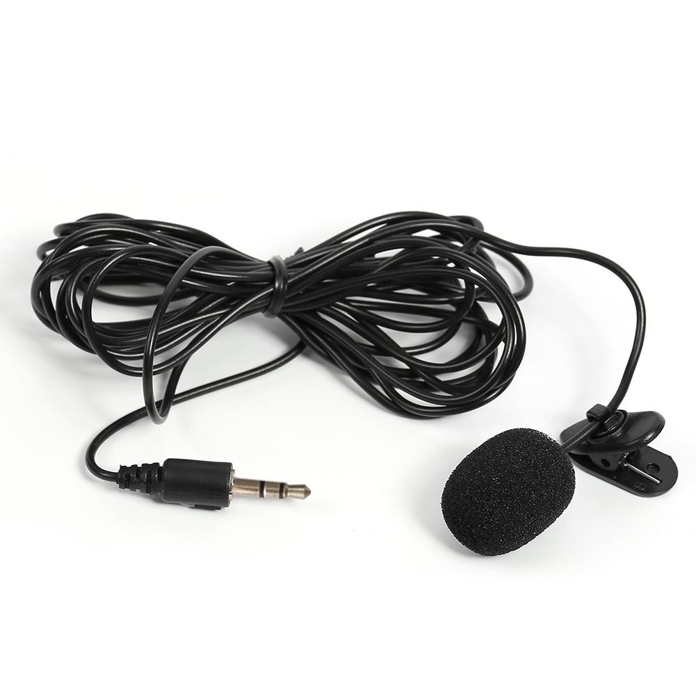 Mini Microfono Car Microphone Micro Car Radio 3.5mm Jack Anti-noise Mic Stereo Wired External Microphone For Auto Dvd Radio