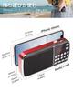 Gemean USB Rechargeable Bluetooth Speaker Compatible with Wireless Bluetooth Portable Widescreen Radio with and MP3 Support J-189 (Not Earphones)