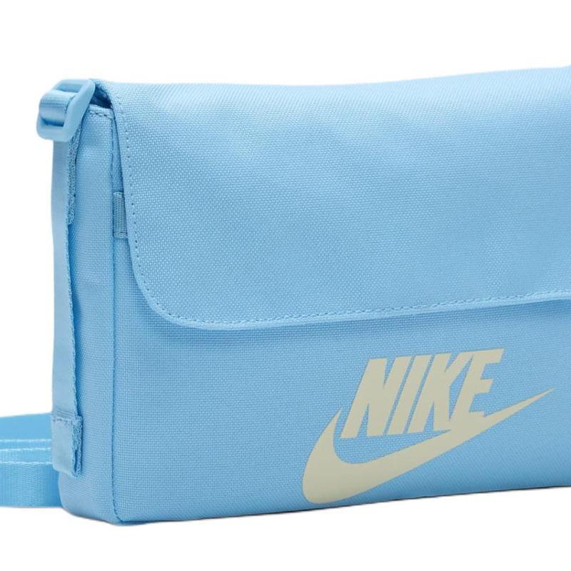 Nike Polyester Messenger Bag Shoulder Bag Crossbody Bag Women's Water Bottle Blue With Coconut Milk Casual CW9300-407
