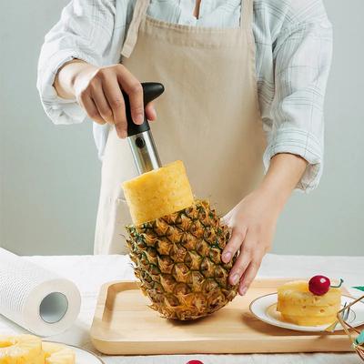 Ananas skalare Skärmaskin Kärnborttagare En spiralskärmaskin för grönsaker och frukter Lätt att använda Köksredskap
