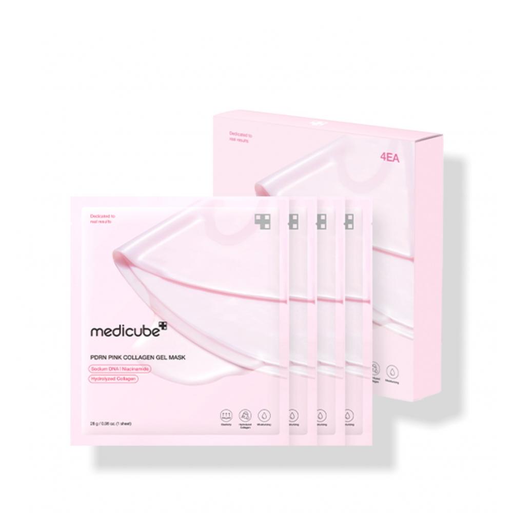 Medicube [firming Radiance] Medicube Pdrn Pink Collagen Gel Mask Pack 4 Sheets