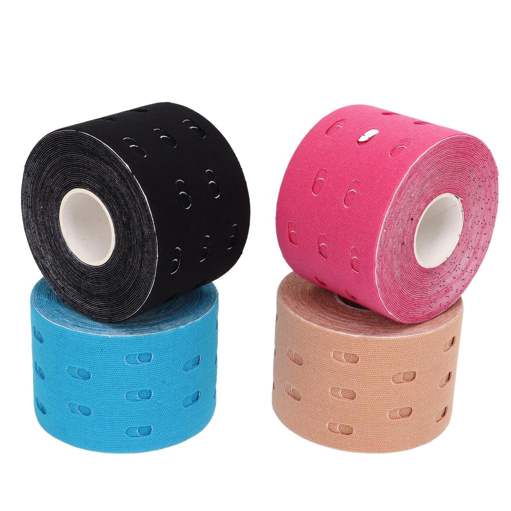 4Pcs Kinesiology Tape Waterproof Elastic Breathable Comfortable Athletic Body Tape for Sports Fitness