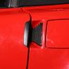 Chevrolet Corvette için C6 2005-2013 Yumuşak Karbon Fiber Araba Kapı Kolu Kapı Kase koruma kapağı Trim Etiket Araba