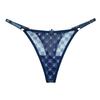Korean Version of Simple and Slightly Sexy Girl Panties, Fancy Thin Mesh Yarn, Pure Desire, Low Waist Adjustable Thong 2269