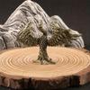 Retro Solid Brass Creative Crafts Soaring Phoenix Figurines Miniature Funny Toy Craft Collection Desktop Ornaments Home Decor