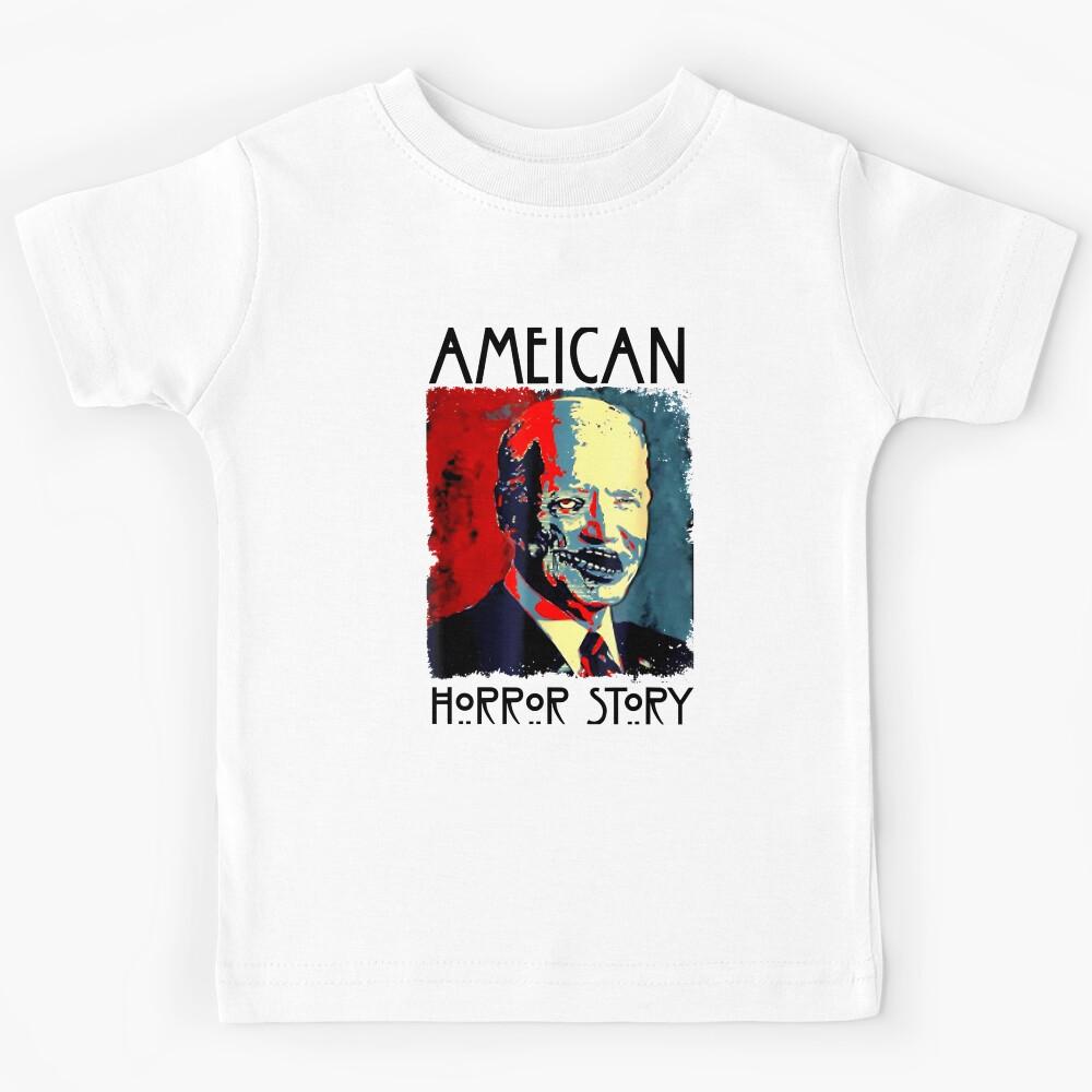 Biden Horror American Zombie Story Halloween Joe Kids T-Shirt 150