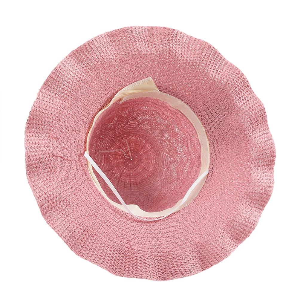 Sombrero de Sol Versátil de Encaje y Flores para Mujer, Sombrero de Playa, Sombrero de Sol