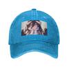 Adventure Anime Albedo Overlord Washed Denim Cap Casual Baseball Caps Adjustable Hat Summer Unisex Baseball Hats