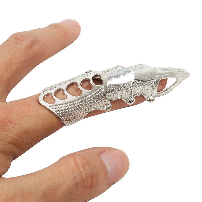 Danganronpa Finger Bone Ring Dangan Ronpa Gothic Celestia Ludenberg Punk Finger Rings Classic Halloween Cosplay Props Option 1