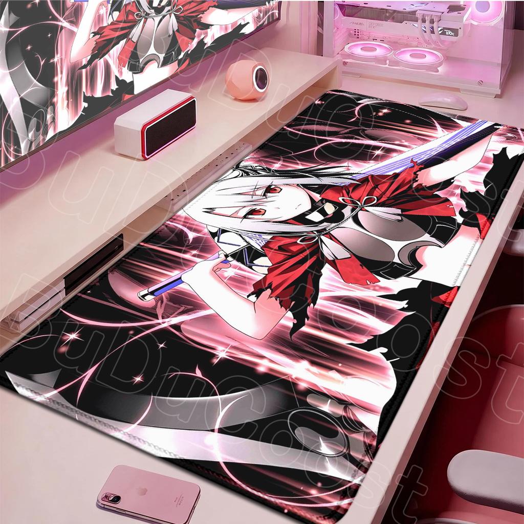 Non-slip Rubber Base Anime Mousepad Large Office Cabinet Keyboard Mat XXL Fate Kaleid Liner Prisma Illya Mousepad PC Accessories