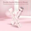 1PC Detachable Head Electric Shaver Women Electric Razors 2 In 1 Dual-Head Painless Trimmer Wet Dry Use for Ladies Pubic Hair