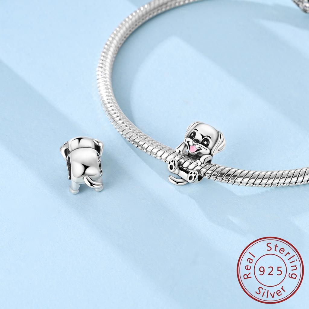 Kupferanhänger Liebevolle Familie Süßer Hund Sternenhimmel Perlen Passen Original Armband DIY Anhänger Schmuck Frau Geschenk