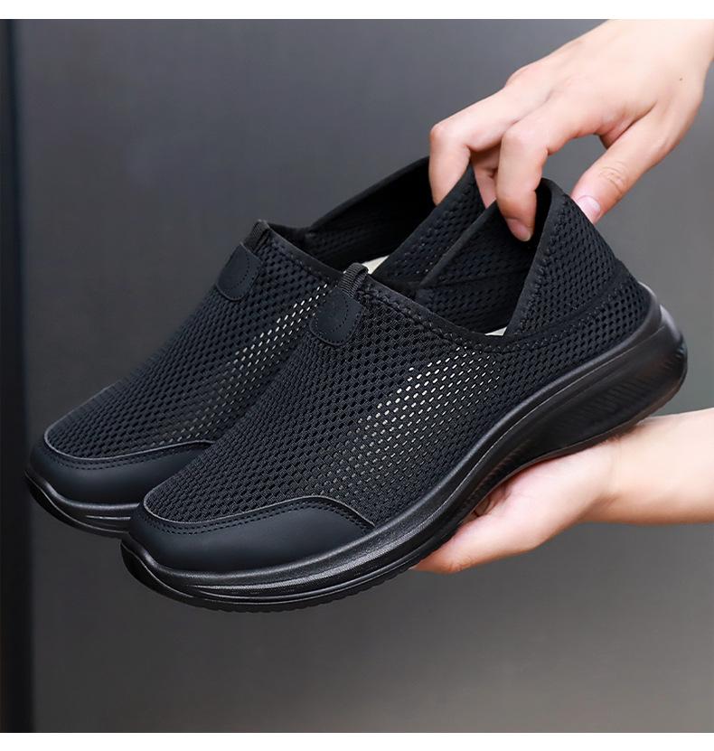 Women's Summer Flyknit Mesh Slip-On Shoes - Mosquito Repellent, Breathable, Comfortable, Versatile Casual Footwear