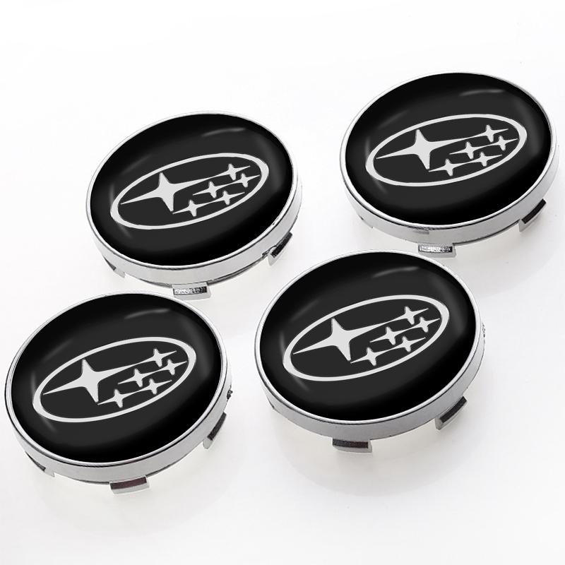 4pcs 60mm Car Wheel Center Hub Center Cap Rim Hub Dustproof Cover Emblemem For Subaru Forester SG SJ SH Crosstrek Legacy Tribeca XV