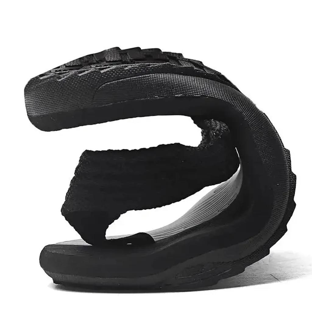 Fashion Men's New Casual Flip Flops with Thick Soles, Anti Slip and Cool Slippers, Wear-resistant and Fashionable Beach Shoes