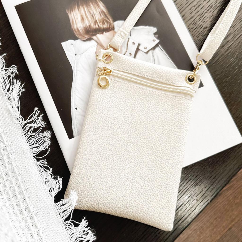 Mini Crossbody Bag PU Litchi Pattern Personalized Fashion Phone Bag Sweet Women's Convenient Shoulder Bag Purses and Handbags
