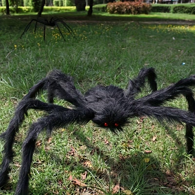 A 59.06inch Giant Black Spider, Suitable for Indoor and Outdoor Halloween Decoration, Family Parties, Courtyard Haunted House Decoration
