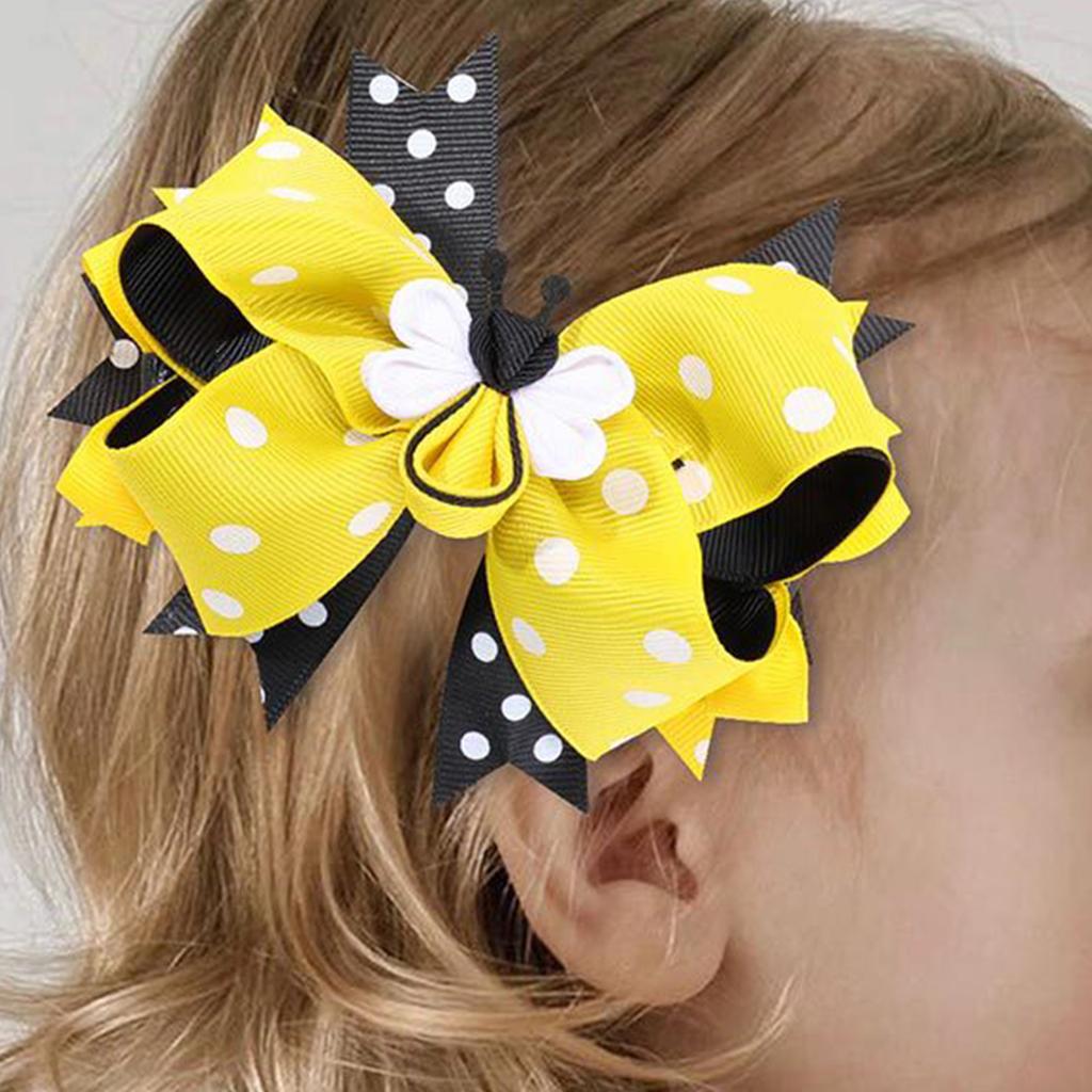 1 Para Uroczych Kokardek z Wstążki w Kwiaty Klips do Włosów Dla Kobiet Dziewcząt Słodki Styl Akcesorium Wsuwka Partyjne Ozdoby do Włosów Do Codziennego Noszenia