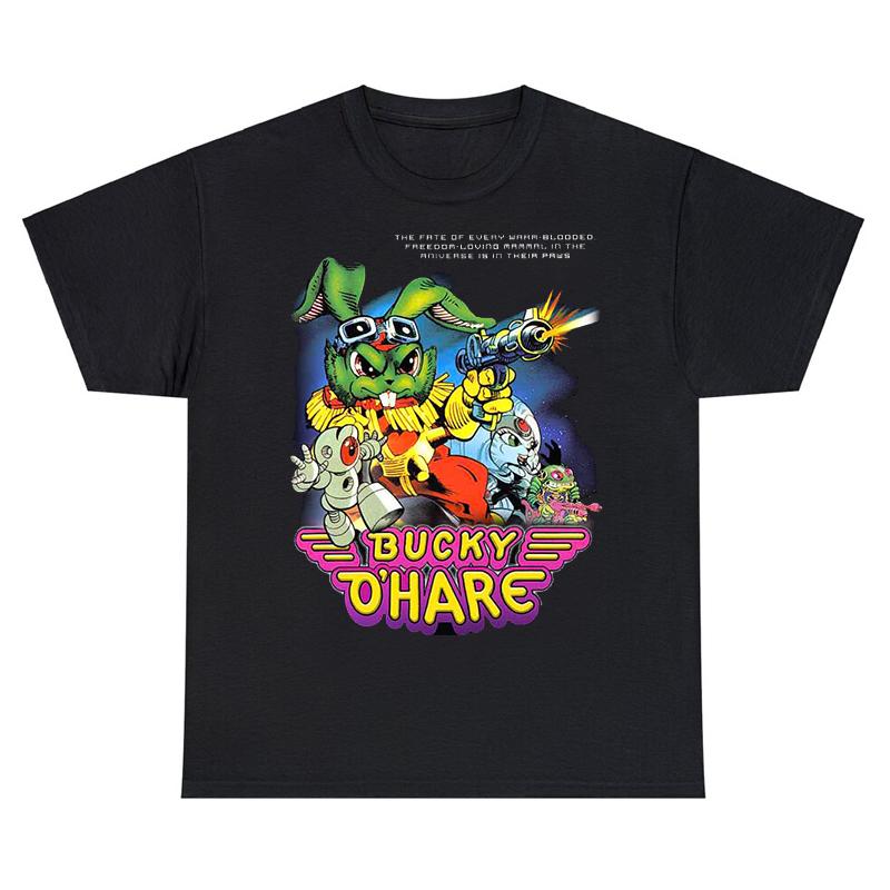 

Bucky O Hare T Shirt Amusing Harajuku Fashion Amusing Short Sleeve Cotton T-shirt Streetwear Japanese Anime Vintage Unisex Tops 3XL