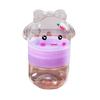 1Pcs Cartoon Rabbit Plastic Bottle Transparent Pet Food Grade Candy Bottle Random Color