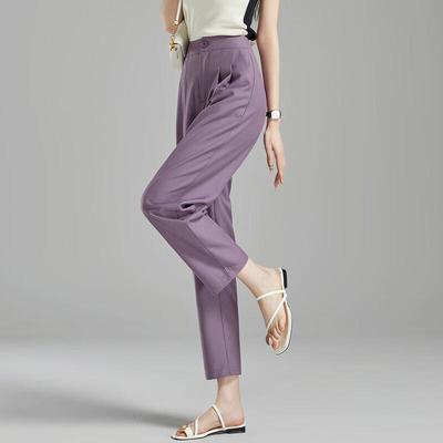 De Mana Women's Spring/Autumn Casual Cropped Harem Pants