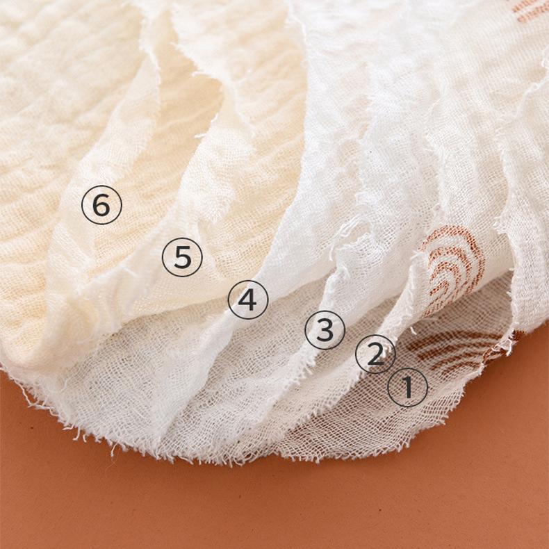 3pcs Pure Cotton Gauze Bibs Cute Parint Adjustable buckle Baby Scarf Newborn Boys Girls Cloth Bib Saliva Scarf