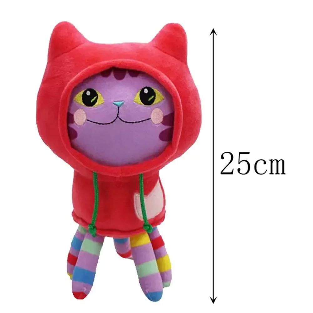 ***New Gabby'S Doll House Plush Toy Backpack Cat Cake Cat Mermaid Stuffed Animals Plushie Dolls For Kids Gift