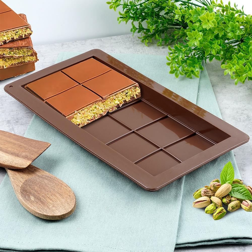 Silicone Mold for Filled Chocolate Dubai Chocolate