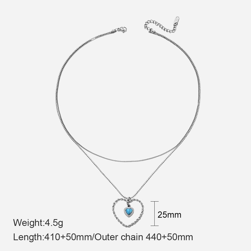 Three Layer Pearl Starfish Pendant Necklace Vintage Shell Spiral Necklace Women Jewelry