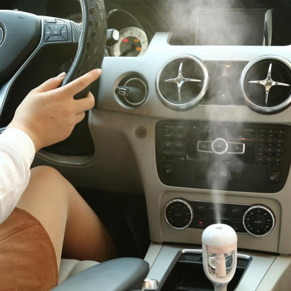 Mini Car Air Humidifier Steam Air Purifier Diffuser Essential Oil Aromatherapy Diffuser Auto Mist Maker Sprayer For Car