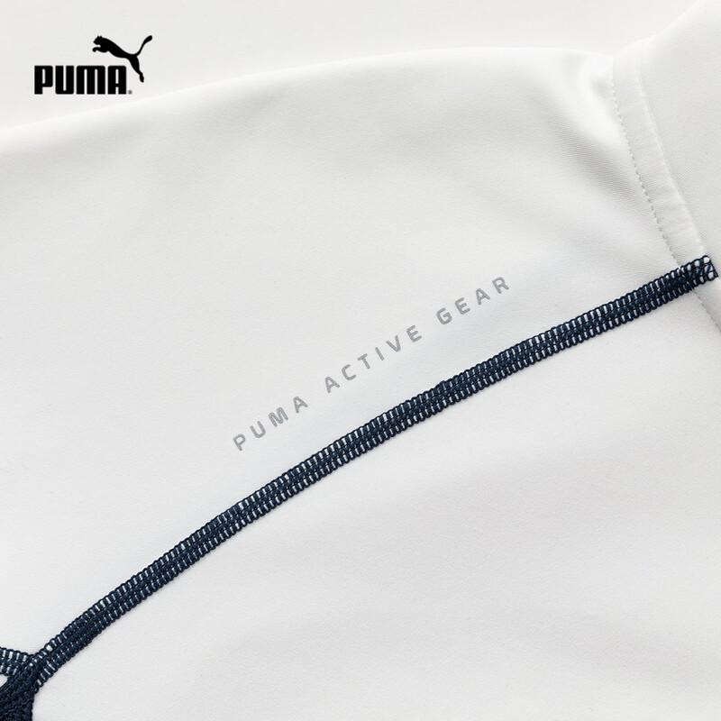 PUMA Kids' Long-Sleeve Mock Neck Graphic T-Shirt