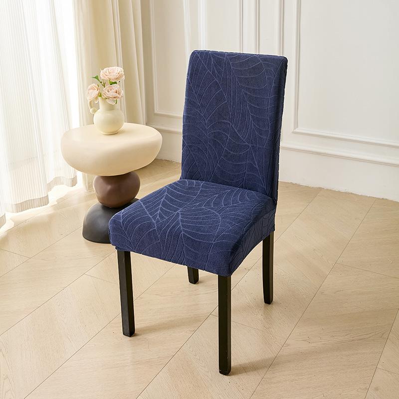 Waterproof Leaf Jacquard Thickened Stretch Chair Cover - European & American Style