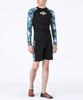 Dangun Air Palm Tree Color Block Long Sleeve Rash Guard