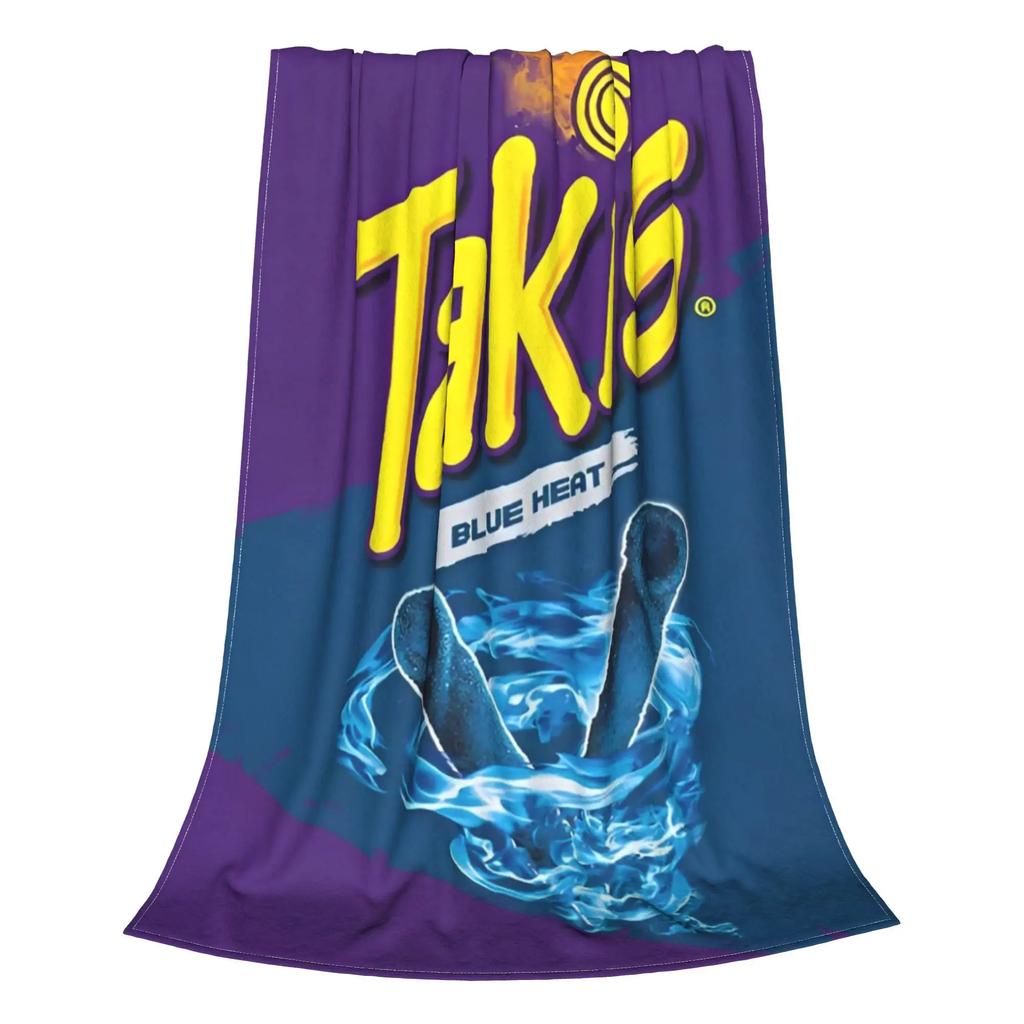 Κάλυμμα Κουβέρτας Takis Blue Heat Φανέλα Σνακ Κινούμενα Σχέδια Μαλακές Κουβέρτες Ρίψης για Αυτοκίνητο Καναπέ Κρεβάτι