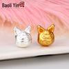 S999 Sterling Silver Sanrio Kuromi DIY Beaded Rope Foot Accessories