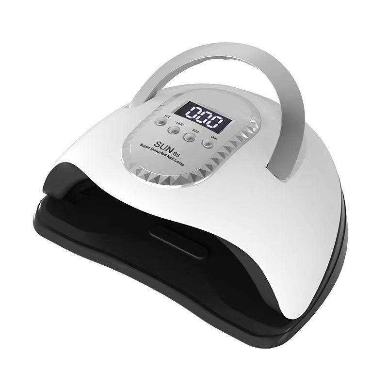 

Лампа для ногтей для маникюра, машина для сушки гель-лака с большим сенсорным ЖК-дисплеем, 66 светодиодов, умная сушилка для ногтей Sun S5 EU