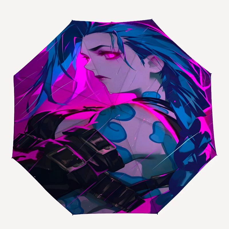 1pc Game L-Lol Umbrella, Sun Protection, And UV Shielding. It Has Eight Sturdy Ribs for Outdoor Use And Perfect As a Holiday Gift