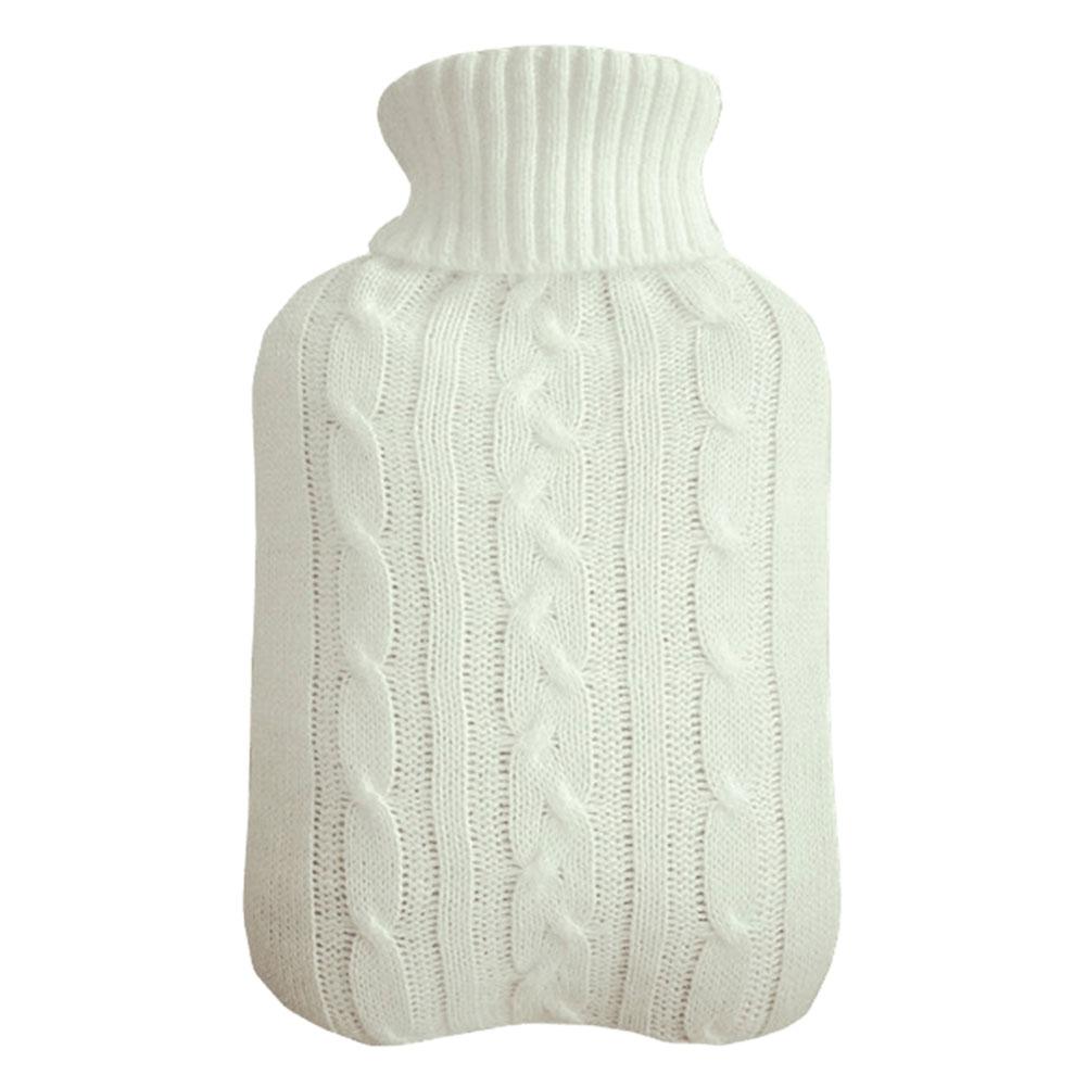 Hot Water Bottle Cover Rubber Hot Water Bag Leakproof Hand & Feet Warmer Bag Cover Long Lasting Plush for Hot & Cold Compress