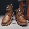 Security Boots Men Mens Ankle Boots Leather Dress Booty Man Men's Leather Winter Shoes Work & Safety Shoes Casual Sneakers Shoe