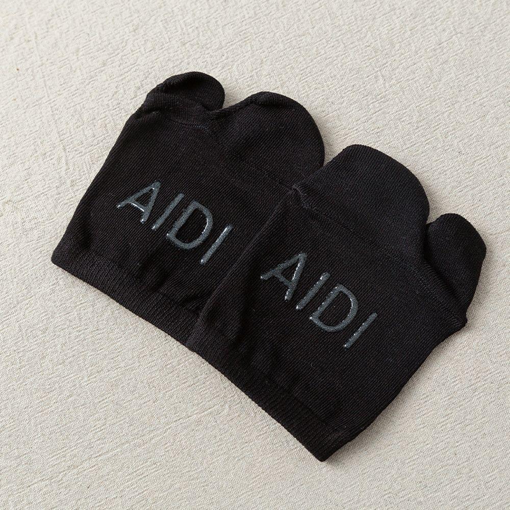 Candy Color Invisible Breathable Cotton Women Hosiery Two Toe Socks Split Toe Socks Half Palm Socks