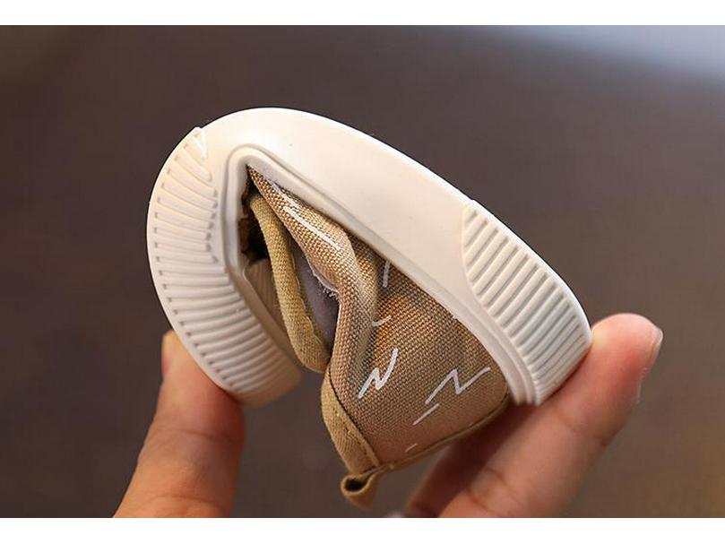 Toddler Breathable Canvas Shoes - Spring & Autumn Baby Walking Shoes, Non-Slip Skate Shoes for Boys & Girls, Casual Kids' Single Shoes.